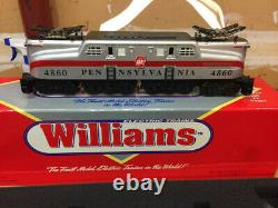 Williams Silver GG-3000 PRR 14 GG-1 O Gauge CAB # 4860 with Red Stripe